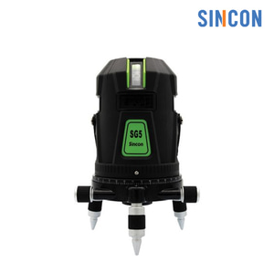 신콘 전자식 레이저 레벨기 SG5 그린빔 자동 보정 수평 수직 측정기