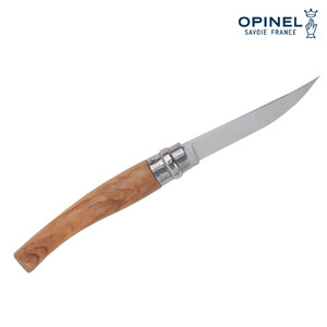 오피넬 나이프 에필레 NO.8 올리브나무 접이식 캠핑 칼