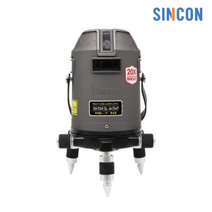 신콘 전자식 레이저 레벨기 SL-445NP 레드빔 자동 보정 거리 측정기