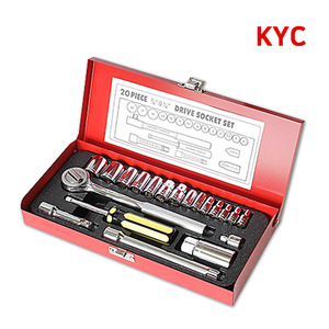 KYC 420M 소켓렌치 세트 복스 세트 복스알 20PCS